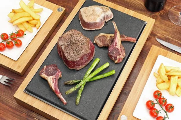 The Raised Sharing Steak Plate & Server Sets