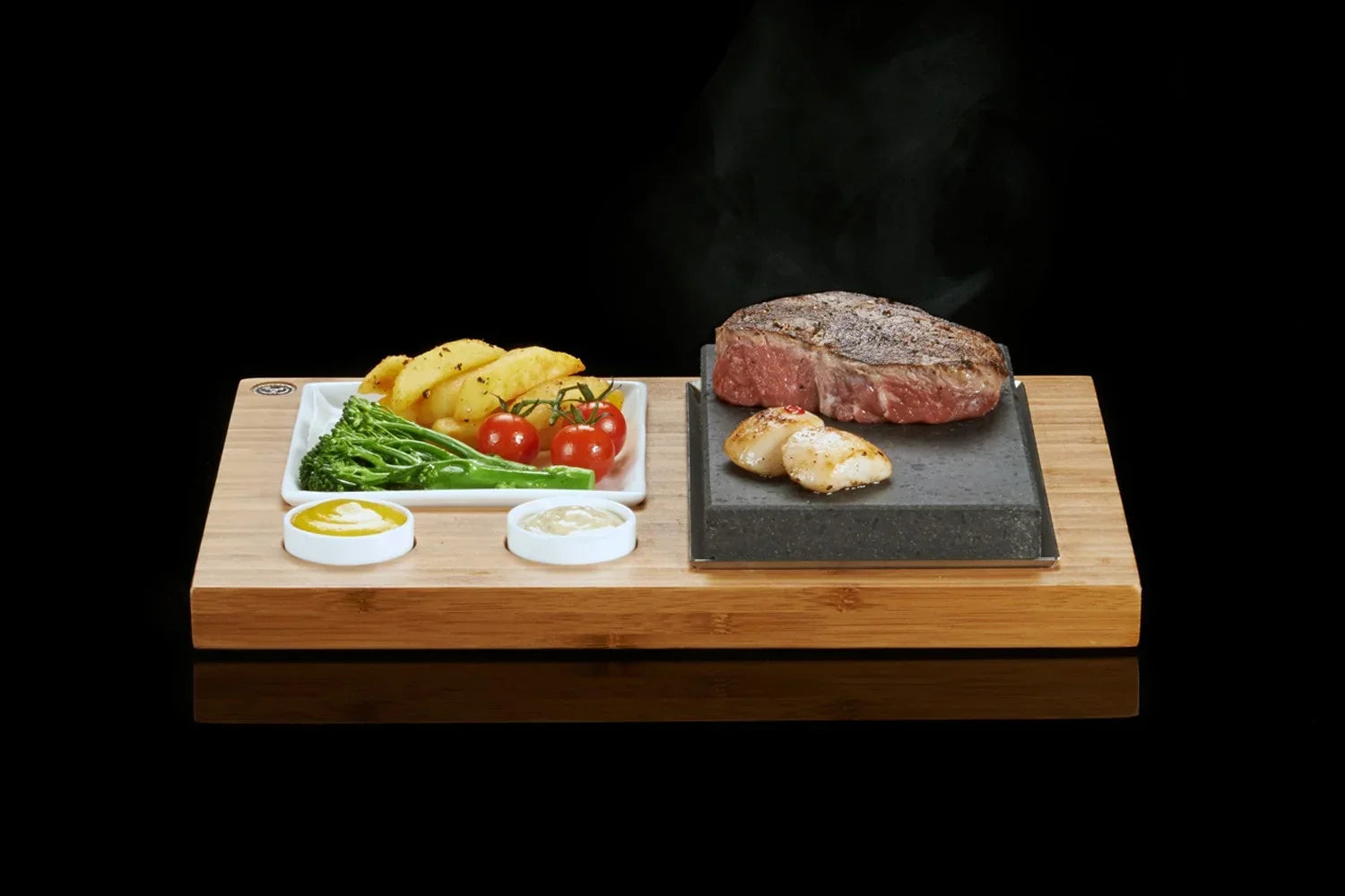 STEAK, SIDES & SAUCES SET (SS016B) – BUY 6 SETS, GLOVES, KNIVES AND FORKS